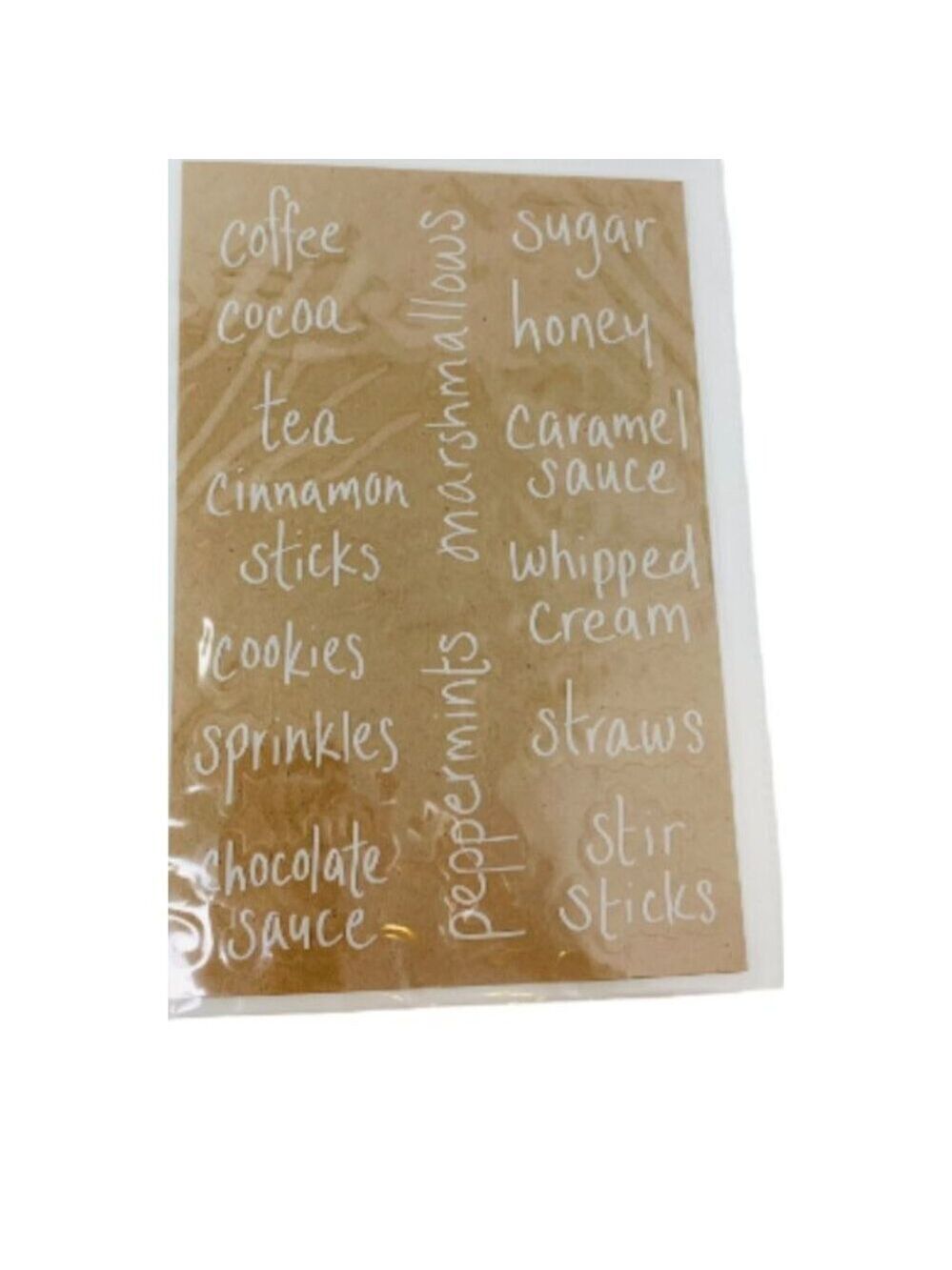 White Pantry Decals Labels Container Organizing  Kitchen Food Storage Container - Picture 6 of 6